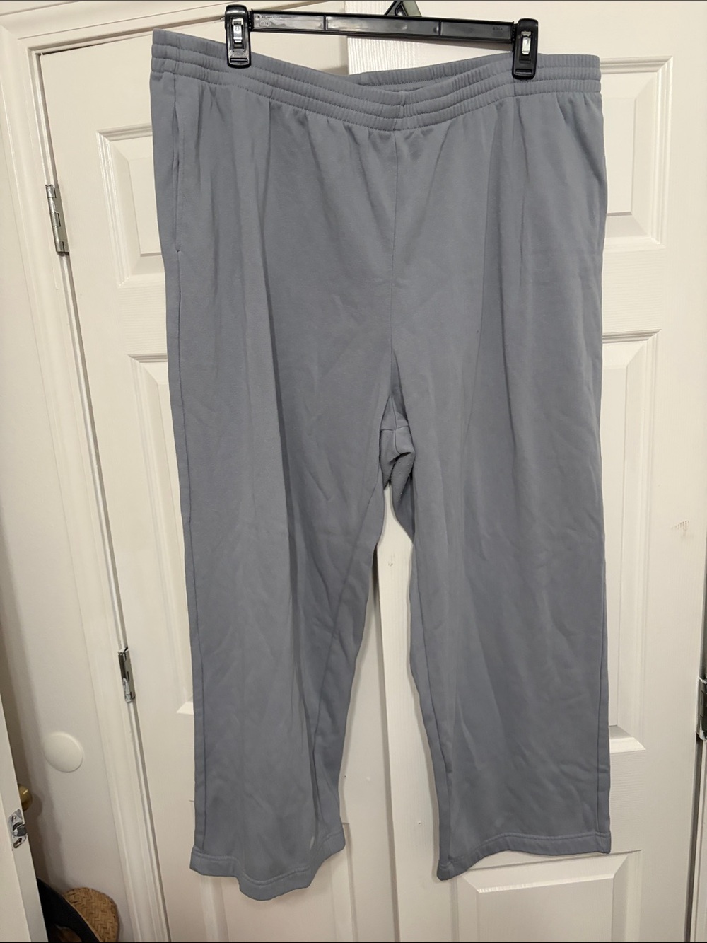 H&M Wide Leg Pants in Light Gray